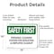 Signmission Safety Culture Sign, 14 in Width, Aluminum, Rectangle OS-2PACK-SF-A-1014-L-10688 - alternate 7